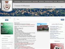 Tablet Screenshot of comune.muzzano.bi.it